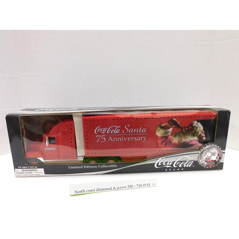 Coca-Cola Santa 75th Anniversary Limited Edition Semi Truck 2006 DW83